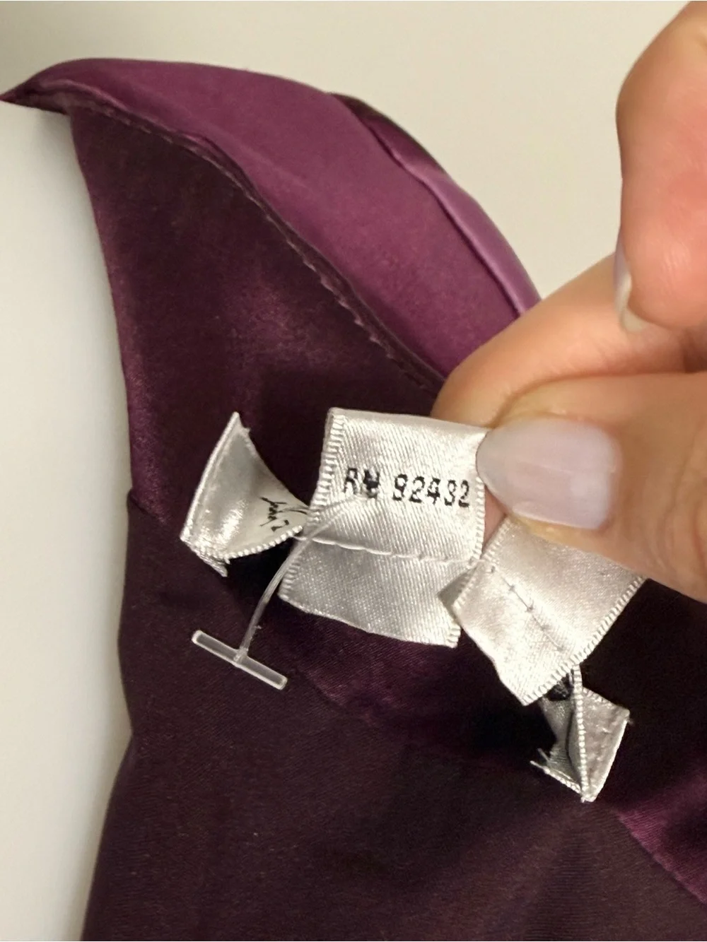Kay Unger Satin Dress